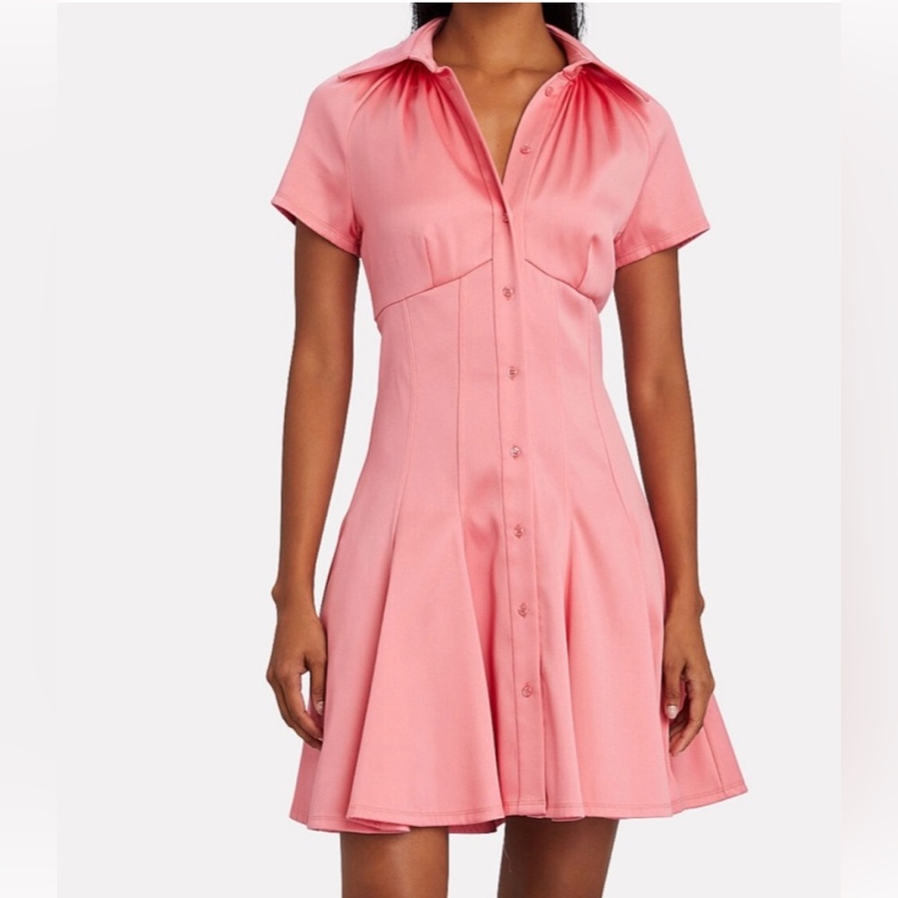 Brandon Maxwell Pink Cotton Dress - NWT